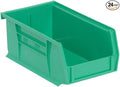 Quantum Storage QUS220 Ultra Stack and Hang Bins - 7-3/8" x 4-1/8" x 3" - 24 Pack