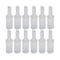 Carlisle FoodService Products Pourplus Store 'N Pour Complete Quart Set Neck, Container, And Cap for Bar, Kitchen, And Restaurant, Plastic, 32 Ounces, White, (Pack of 12)