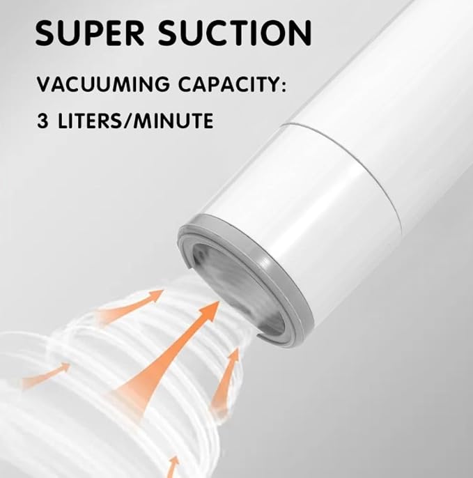 Vacuum Sealer Handheld for Food Storage (Compact Sealer + 10 reuseable food bags)