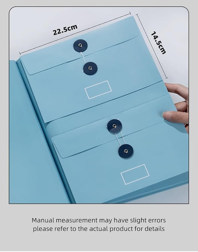The Life Book Document Organizer - Binder for Important Documents, Document Organizer Foliofor Bills Checks Birth Certificates etc