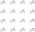 100 PCS Wiring Harness P-Style Mounting Clips, Cable Clamp R-Type, Nylon Screw Mounting Cord Fastener Clips with Screws, Cable Clamp 1/4 Black R Type for Wire Management (White)