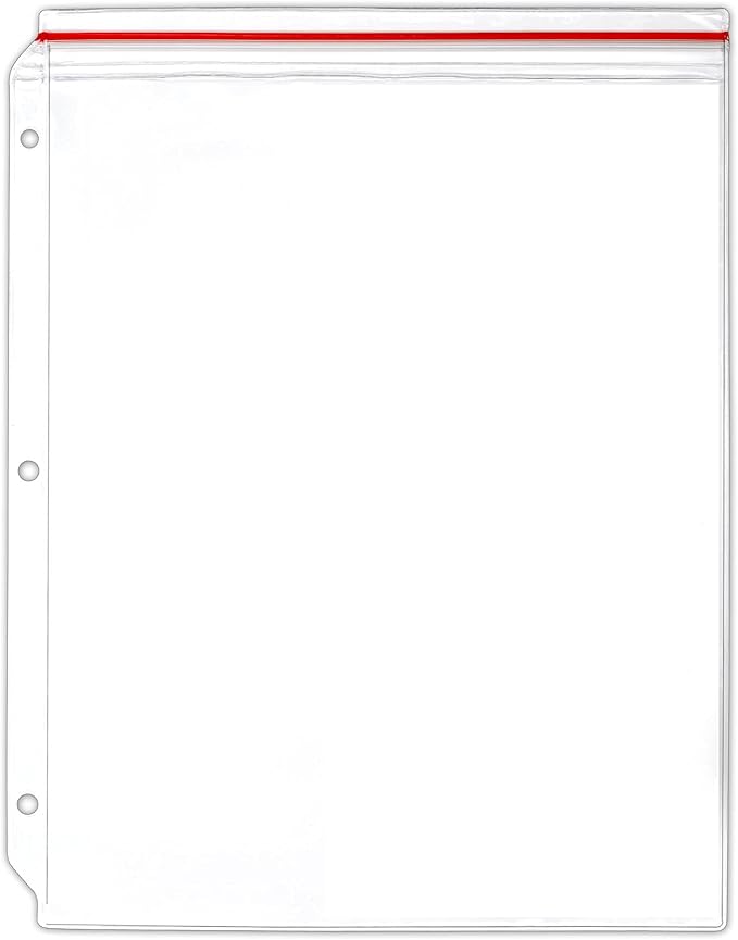 StoreSMART - Supply Zipper Case for 3-Ring Binders - 20-Pack - Vinyl Plastic - VH309-20