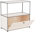 Modern Storage Cabinet Sideboard Versatile Free-Standing Organizer Cabinets for Home Office, Living Room, Bedroom, Kitchen, Garage