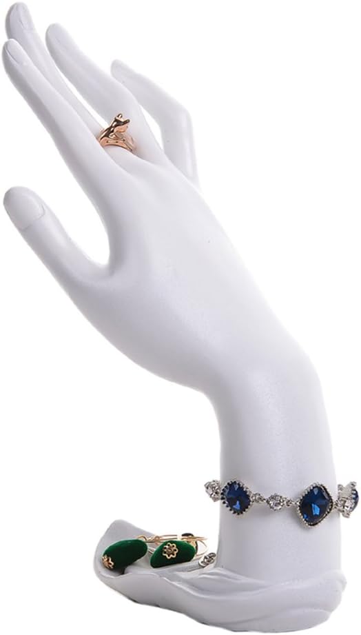 ChezMax Jewery Display Hand Ring Holder - Jewelry Organizer Stand, Necklace Stand, Preppy Jewelry Holder, Aesthetic Room Decor, Cute Y2k Room Decor for Women