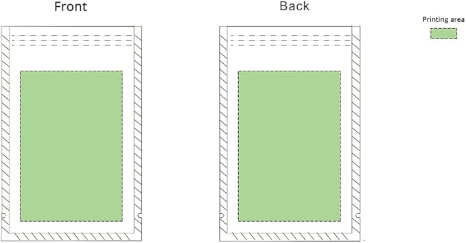 100PCS Customized Vacuum Seal Packaging Bags,Heat Seal Clear Food Storage Bags,Freezable/Microwaveable/Boilable (White, 12 * 17CM/4.7"*6.7"-100PCS-One Color Print)