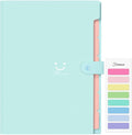 Forvencer Accordion File Organizer, Letter Size, 7 Pocket Expanding File Folder, Cute File Folder with Labels, Portable File Organizer for School Office Supplies, Folders for Documents, Jade