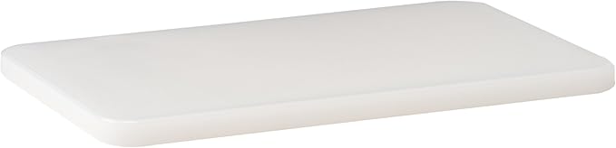 Winco Heavy-Duty Plastic Cutting Board, 6" x 10" x 1/2", White (Set of 20)