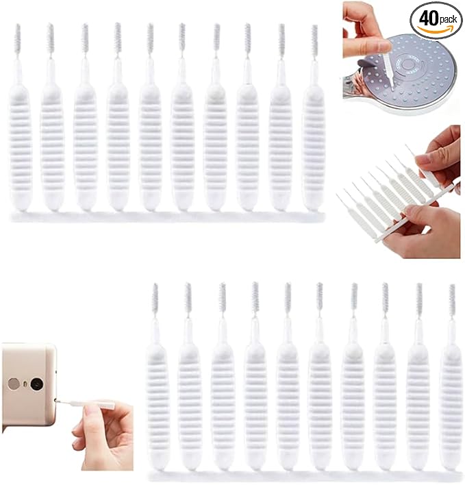 Gap Hole Anti-Clogging Cleaning Brush, 2026 Upgrade Shower Head Cleaning Brush for Small Hole Shower Head Cleaner Tool Multifunctional Hole Cleaning Brushs for Pore Small Nozzle Keyboard