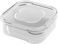 Food Storage Container Fresh Frozen Meat Preservation Box Refrigerator Food Retain Freshness Transparent Storage Jar Home Kitchen Vegetable Storage Organizer(Clear-650ml,1-Tier_1PCS)