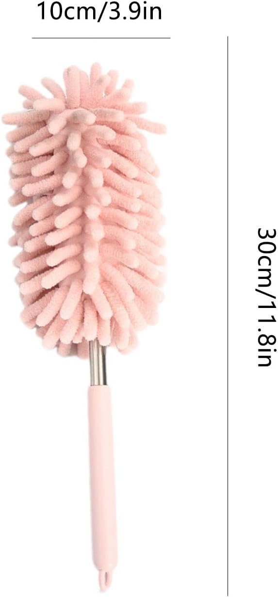 Microfiber Duster - Extendable Feather Duster | Extendable Duster | Feather Dusters for Cleaning | Microfibre Duster Brush | Long Duster Microfibre Duster with Handle for Car, Window, Furniture