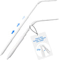 wlich 2 Replacement Extended Handles, Compatible with Swiffer Duster Refill | 10.6-28.7 In Telescopic Pole, 270 Deg Rotating Head, Durable Grip, Reaches Ceilings Fans Shelves & Corners for Home Cleaning