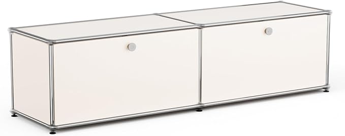Modern Storage Cabinet Sideboard Versatile Free-Standing Organizer Cabinets for Home Office, Living Room, Bedroom, Kitchen, Garage