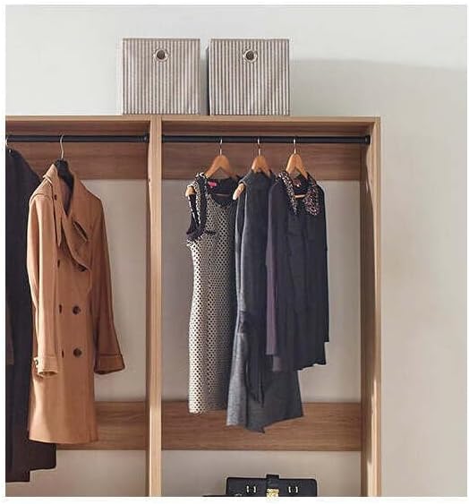Maykoosh Closet System Organizer - Customizable Walk-in Wardrobe Storage Oak/Model ECB 3 Closet