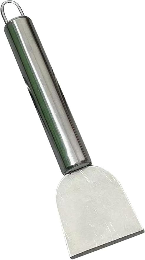 Freezer Scraper, Ice Scraper for Freezer, Steel Shovel, Heavy Duty Kitchen Scraper, Stubborn Dirt Spatula for Range Hood Grease Grime, Oil Fume Removal, Multipurpose Cleaning，Cooking Utensils