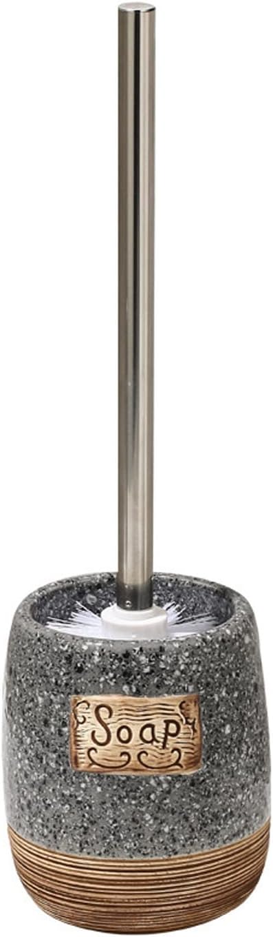 Toilet Bowl Brush and Holder Toilet Brushes with 304 Stainless Steel Handle for Bathroom Toilet Cleaner Brush, No Dead Angle Home Cleaning Utensils Bathroom Accessories (Color : A) (A)
