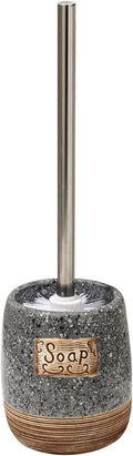 Toilet Bowl Brush and Holder Toilet Brushes with 304 Stainless Steel Handle for Bathroom Toilet Cleaner Brush, No Dead Angle Home Cleaning Utensils Bathroom Accessories (Color : A) (A)