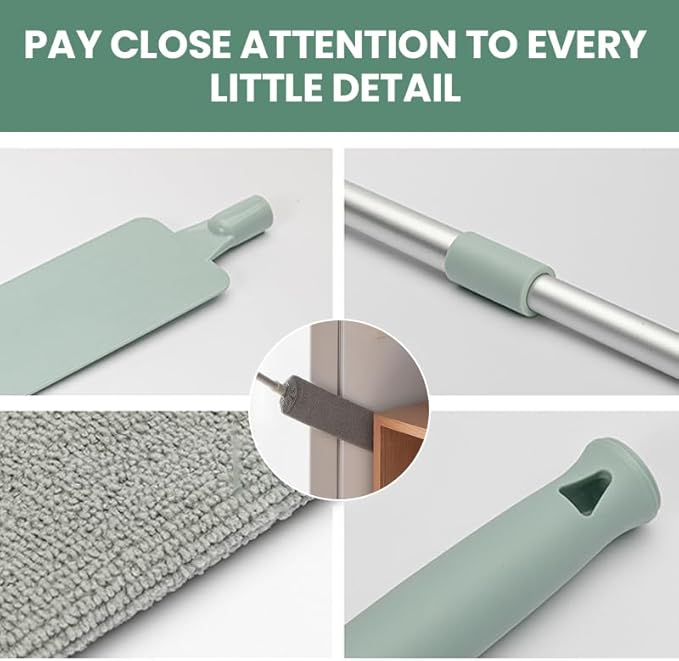 Saker Retractable Gap Dust Cleaning Artifact, Telescoping Bendable Microfiber Duster for High Ceilings, Under Furniture & Hard-to-Reach Areas, Washable Extendable Dusting Tool (3 Sets)