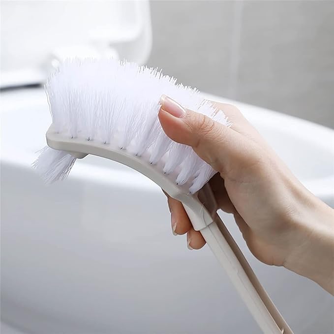 Toilet Brush 2 Pieces Toilet Brush Toilet Cleaning Kit Silicone Wall Hanging Toilet Cleaning Brush Home Bathroom Cleaning Toilet Brush Clean Tool Bathroom Toilet Brush Holder (Gray) (Gray)