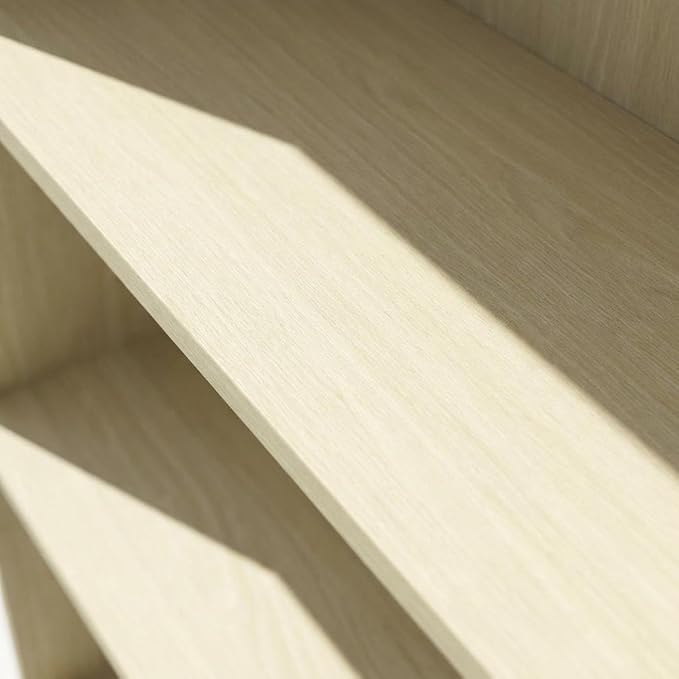 Furnifact Steam Beech Bookcase, Wooden Craftsmanship, Elegant Storage Solution, Modern Design, Durable Wood Material