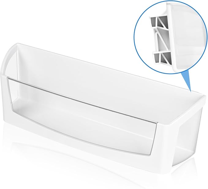 WPW10212139 Refrigerator Door Shelf Bin Compatible with Maytag Whirlpool Refrigerator Door Shelf Parts Replacement W10212139 Cantilever Bin WRF555SDF WRF555SDH GI6FDRXX GI6FARXX GI6SDRXX Left Bin