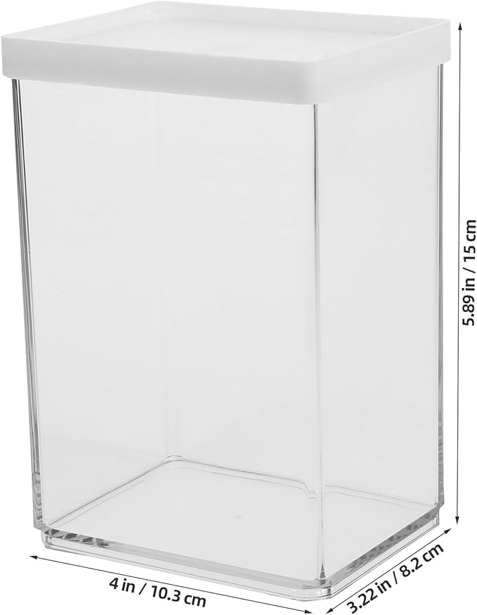 COHEALI PC Airtight Food Storage Container 900ml Refrigerator Organizer Bin Sealed Fridge and Freezer Storage Box for Kitchen Pantry