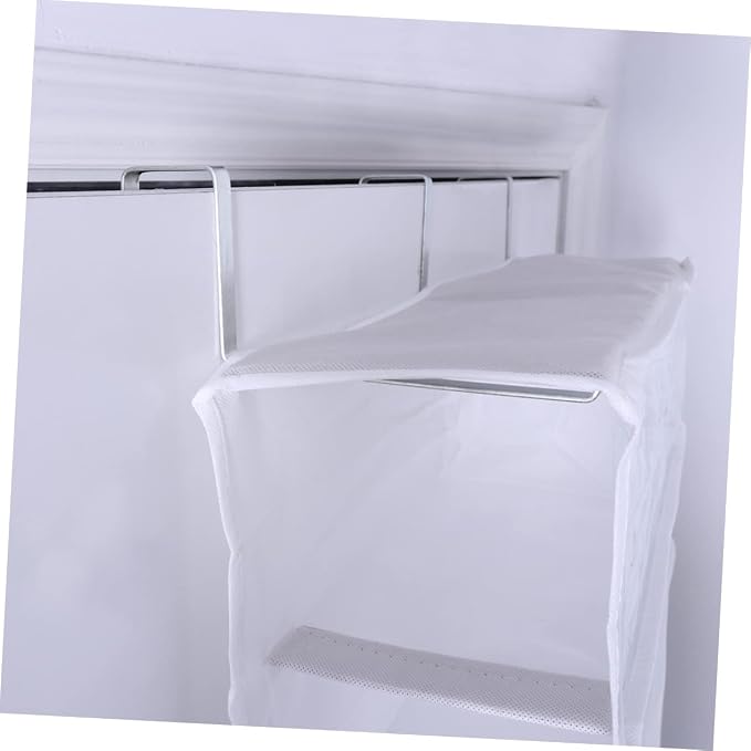 over the Door Shoe Organizer 26 Large Pockets Hanging Shoe Holder for Closet Shoes Storage Rack for Slippers Belts Scarves with Hooks 21.65 X 6.29 X 1.96 in