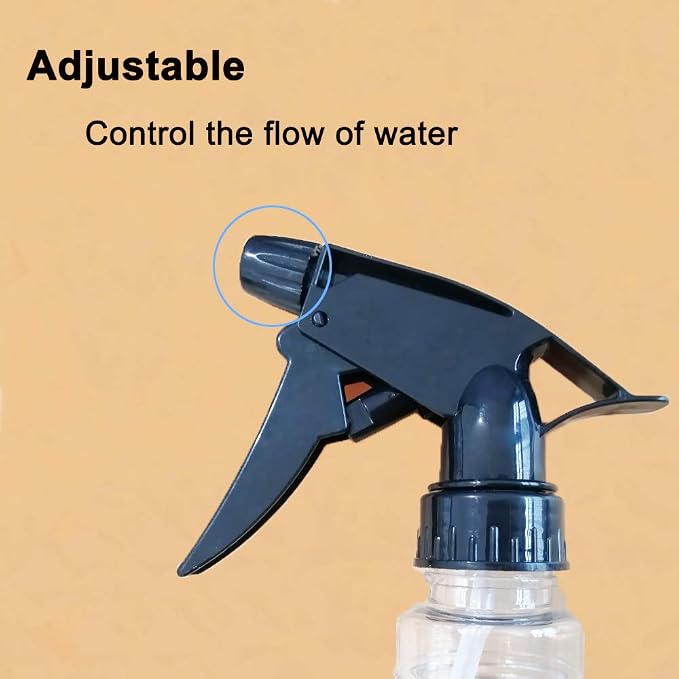 Avenoir Adjustable Mister Spray Bottle 500ml | Adjustable Nozzle for Fine or Strong Mist. Great for Hair, Plants, and Home Cleaning. Durable, Leak-Proof, Easy to Use