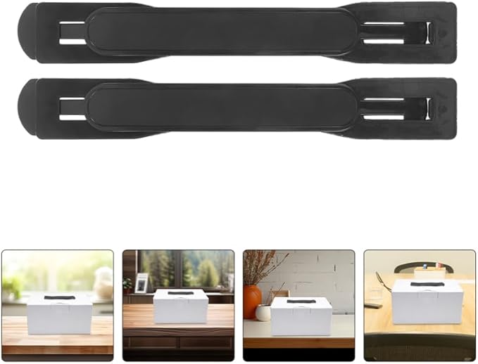 Hemobllo Plastic Carry Handles for Cardboard Boxes 50 Pcs Heavy Duty Replacement Straps for Moving and Packing Storage Boxes