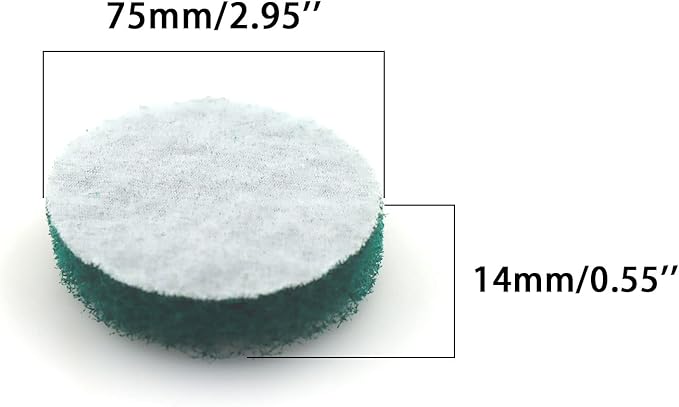 Heavy Duty Scour Pads, Non-Scratch Scrub Sponges, ULIFESTAR 5PCS Dish Scrubber Scouring Pads, Dual-Sided Reusable Household Scrub Pads for Dishes,Dish Cleaning Tool,Kitchen Scrubbers & Metal Grills