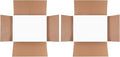 L LIKED 500 Sheets Matte Sticker Paper Full-Sheet 8-1/2" x 11" Self Adhesive Shipping Labels for Laser & Inkjet Printers, White (500 Labels) (Pack of 2)