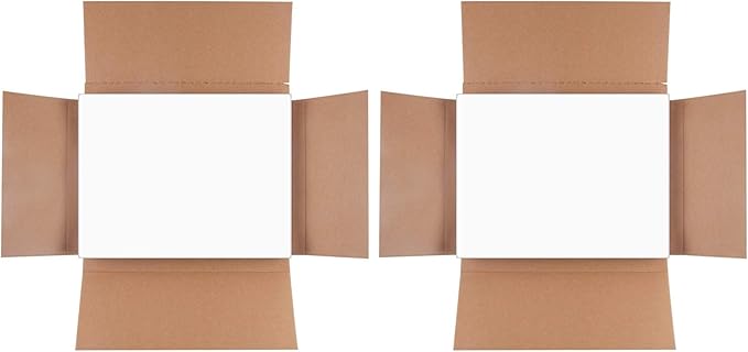 L LIKED 500 Sheets Matte Sticker Paper Full-Sheet 8-1/2" x 11" Self Adhesive Shipping Labels for Laser & Inkjet Printers, White (500 Labels) (Pack of 2)