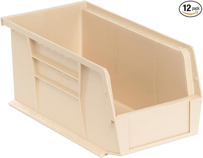 Quantum Storage QUS230 Ultra Stack and Hang Bins - 10-7/8" x 5-1/2" x 5" - 12 Pack