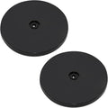 2 Pcs Black 6 inch Acrylic Lazy Susan Rotating Turntable Organizer Bearings - Round Swivel Plate for Spice Rack, Table, Cake, Kitchen Pantry