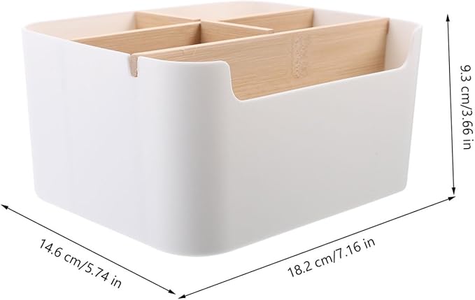 STOBAZA Detachable Table Organizer Stylish Storage Box for Home Office Multi- for Cosmetics Sundries Space-saving Desktop Construction