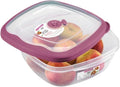 Tribello Freezer To Microwave 8.4-Cup, Food Storage Containers With Airtight Lids, Microwave safe with Steam Vents lids, On The Go Meal Prob Lunch Containers - Dishwasher Safe, BPA-Free (67oz)