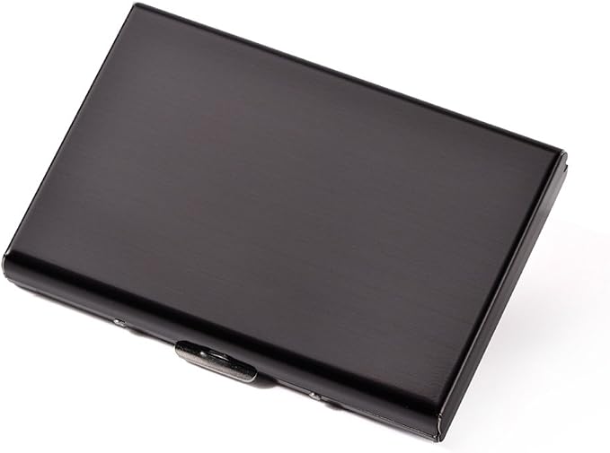 EASTNIGHTS Credit Card Holder Stainless Steel Credit Card Case Metal ID Card Holder RFID Wallets Business Card Holder for Women or Men