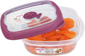 Tribello Freezer To Microwave Food 2.25-Cup, Storage Containers With Airtight Lids, Microwave safe with Steam Vents lids, On The Go Meal Prob Lunch Containers - Dishwasher Safe, BPA-Free (18oz)