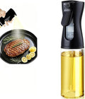Olive Oil Sprayer for Cooking, 220ml Glass Oil Dispenser for Kitchen Gadgets, Food Grade Premium Clear Spray Bottle for Salad, Frying, BBQ