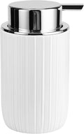 Soap Liquid Dispenser Ceramic with Easy-to-Press Pump Hand Liquid Dispenser for Shampoo Bathroom Countertop 13.5 oz