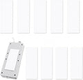 10 Pcs Self Adhesive Power Strip Holder 3.93'' x 1.57'' Punch Free Mounting Strips for Power Strip Wall Mounted Protector Wall-Mount Tape Wall Socket Holder for Home Kitchen Office
