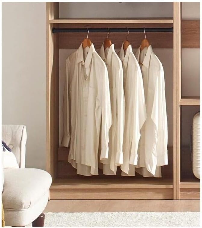 Maykoosh Closet System Organizer - Customizable Walk-in Wardrobe Storage Oak/Model ABE 3 Closet