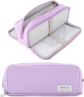 iSuperb Large Pencil Case 3 Compartments Pencil Pouch Big Capacity Pencil Bag for Kids Teen Girls Boys Student School Supplies Oxford Organizer Pen Bag Cosmetic Makeup Pouch