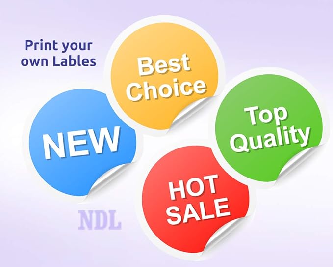 NextDayLabels 0.75 Inch Round Circle Stickers White for Bleeds Laser Inkjet - 108 Per Sheet Self-Adhesive Color Coding Inventory Labels Made in USA - 27,000 Labels