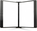 Tarifold Wall Mount Reference Organizer Display System, 10 Double-Sided Pockets, 20 Sheet Capacity, Durable Metal Base, Expandable, Easy-Load Polypropylene Pockets, Black