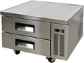 Commercial Chef Base Refrigerator, ETL Fridge Cooler, 36" W 2 Drawer