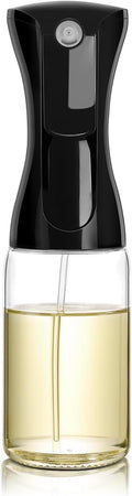 Mistifi glass Oliver Oil Sprayer for cooking, Spray bottle 6oz, Non-Aerosol Refillable Dispenser Oil Mister PS887 | Even Fan Spray,1g Portion Control,Anti-Drip Design,Easy Refill,Air Fryer,Salad & BBQ Friendly,Clear