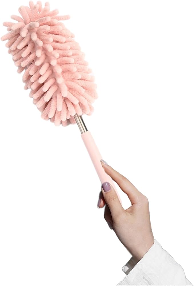Microfiber Duster - Extendable Feather Duster | Extendable Duster | Feather Dusters for Cleaning | Microfibre Duster Brush | Long Duster Microfibre Duster with Handle for Car, Window, Furniture