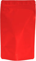 100PCS Smell Proof Resealable Pouch Bags,ULIFESTAR Aluminum Foil Flat Food Storage Bag,Sealable Pcsaging Zipper Pouches with Tear Notches for Pcsaging Lipgloss,Jewelry,etc(12 * 20cm/4.72 * 7.87",Red)