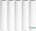 7.9 inch Lint Roller Refills Only, Extra Sticky Tape Roller Refills for Large Floor Lint Roller 7.9'' Width Sticky Roller Replacment Refill Pack of 5 Rolls, Total 300 Sheets (7.9'' Wide)