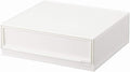 Sanka D2SC-SWWH Modular Case, Freely Combined, Drawer Storage Case, Wide S, White, Drawers That Can Be Combined According to Your Lifestyle, Pull Out And Close Drawers, Rubber Stopper To Prevent